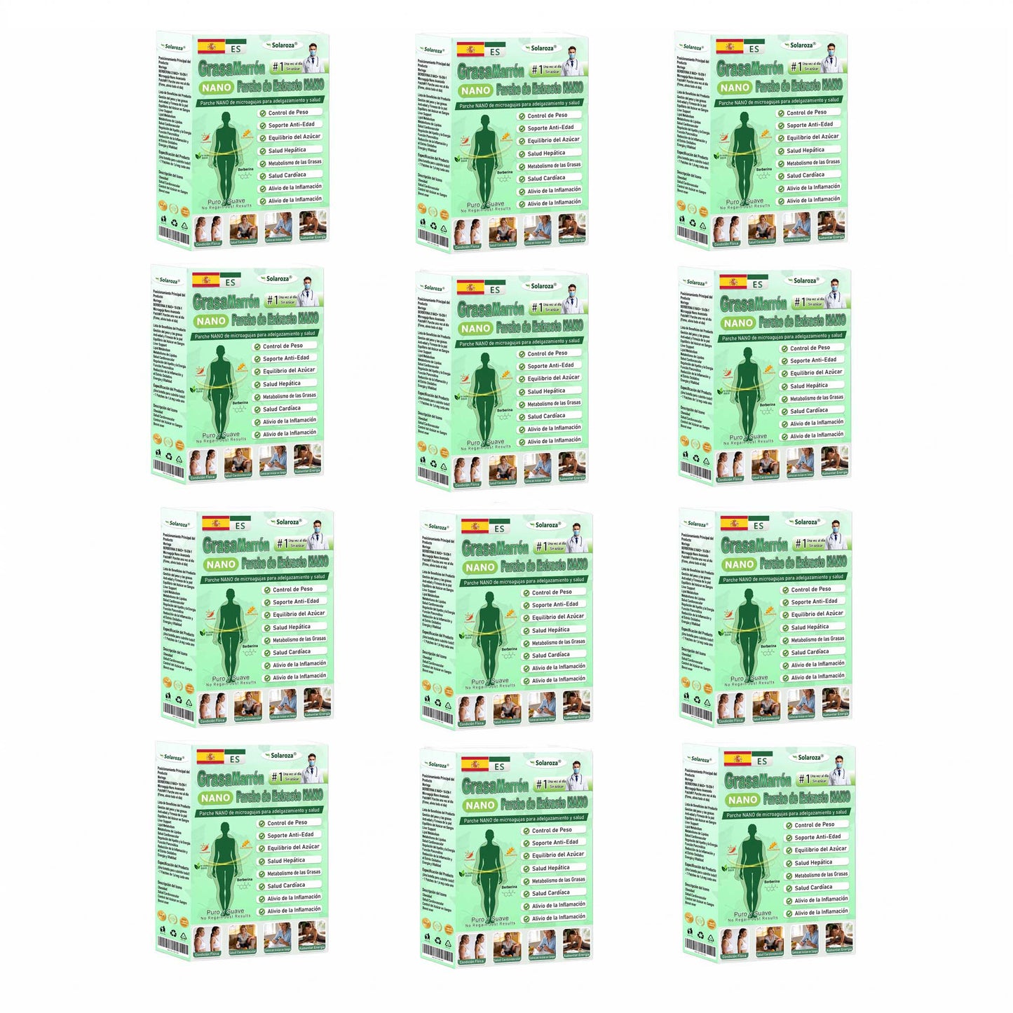 🎁Tienda oficial | 🍋Solaroza® Moringa & Berberine 10-IN-1 Advanced Nano Microneedle 1 Patch (una vez al día, cambios visibles en 7 días) ✅ obesidad, Diabetes, Apnea del sueño, y problemas articulares